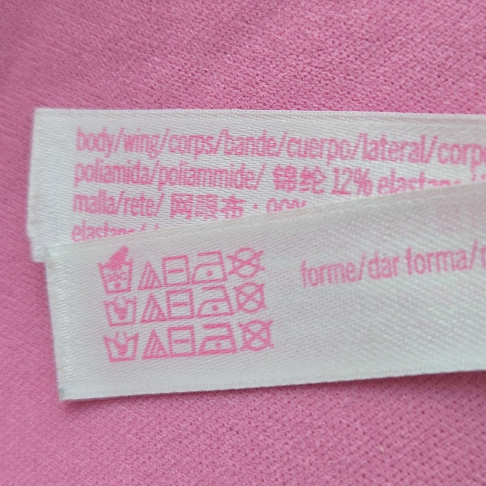 Victoria's Secret PINK Purple Lace Push-up Racerback Bralette Bra Size L‎ - Picture 7 of 8